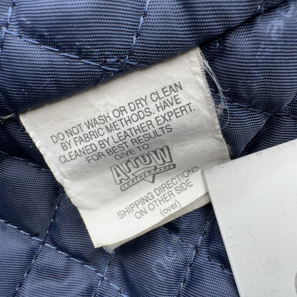 Detroit Tigers Jacket Mens 6XL Blue MLB Baseball Wool Leather JH Design USA - Picture 10 of 16